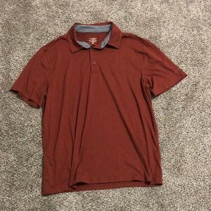 Men's Classic Rust Polo Shirt
